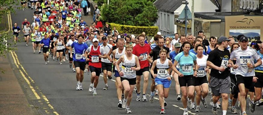 Hundreds of runners took part in the Loch Leven Half Marathon on Saturday.