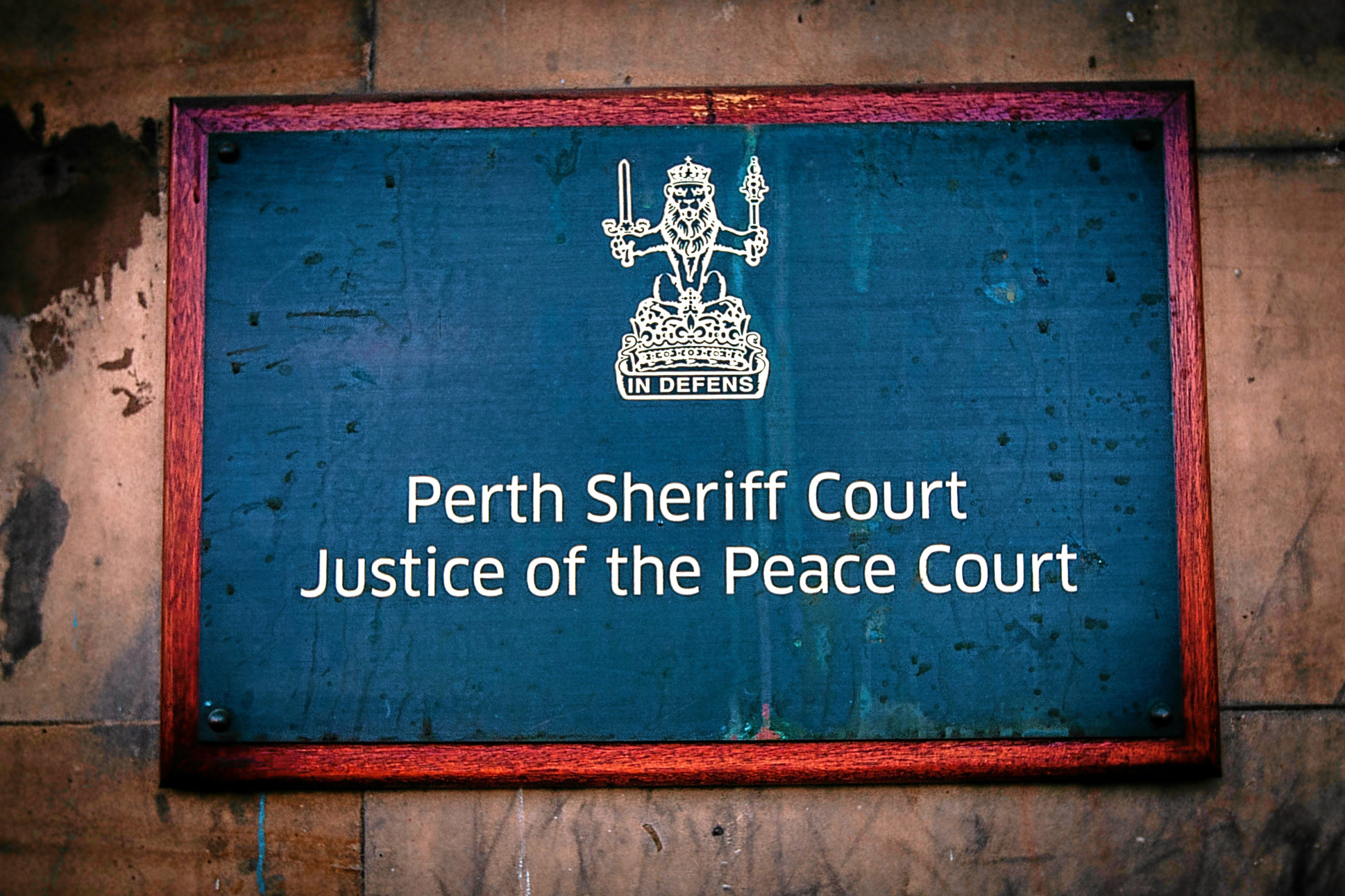 Perth Sheriff Court.