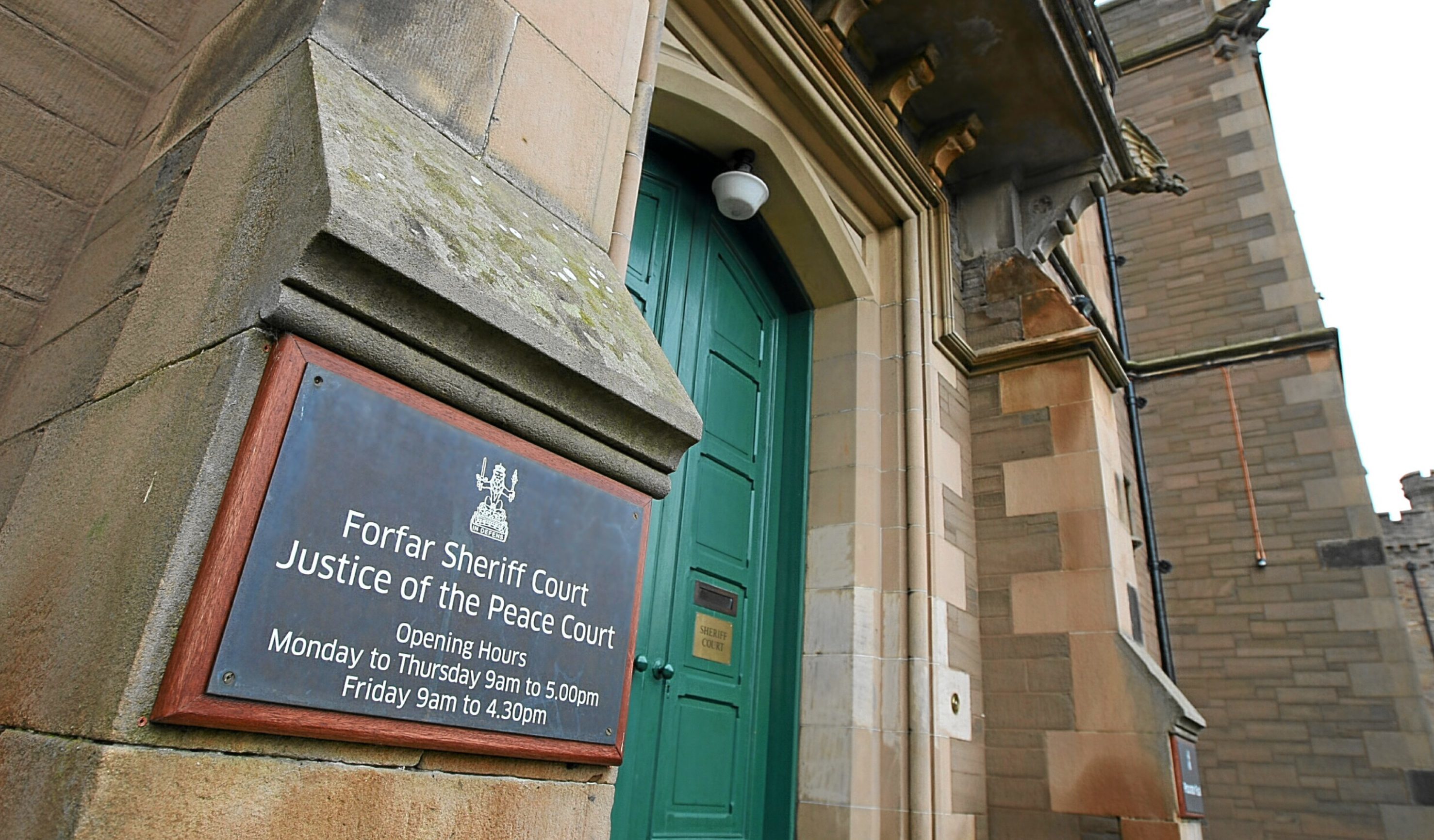 Munro appeared at Forfar Sheriff Court.