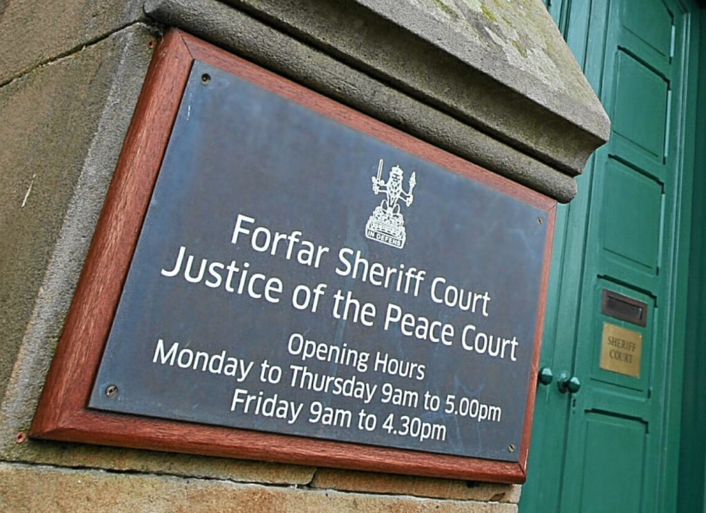 Forfar Sheriff Court.