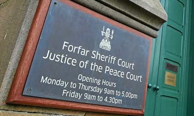 Forfar Sheriff Court.