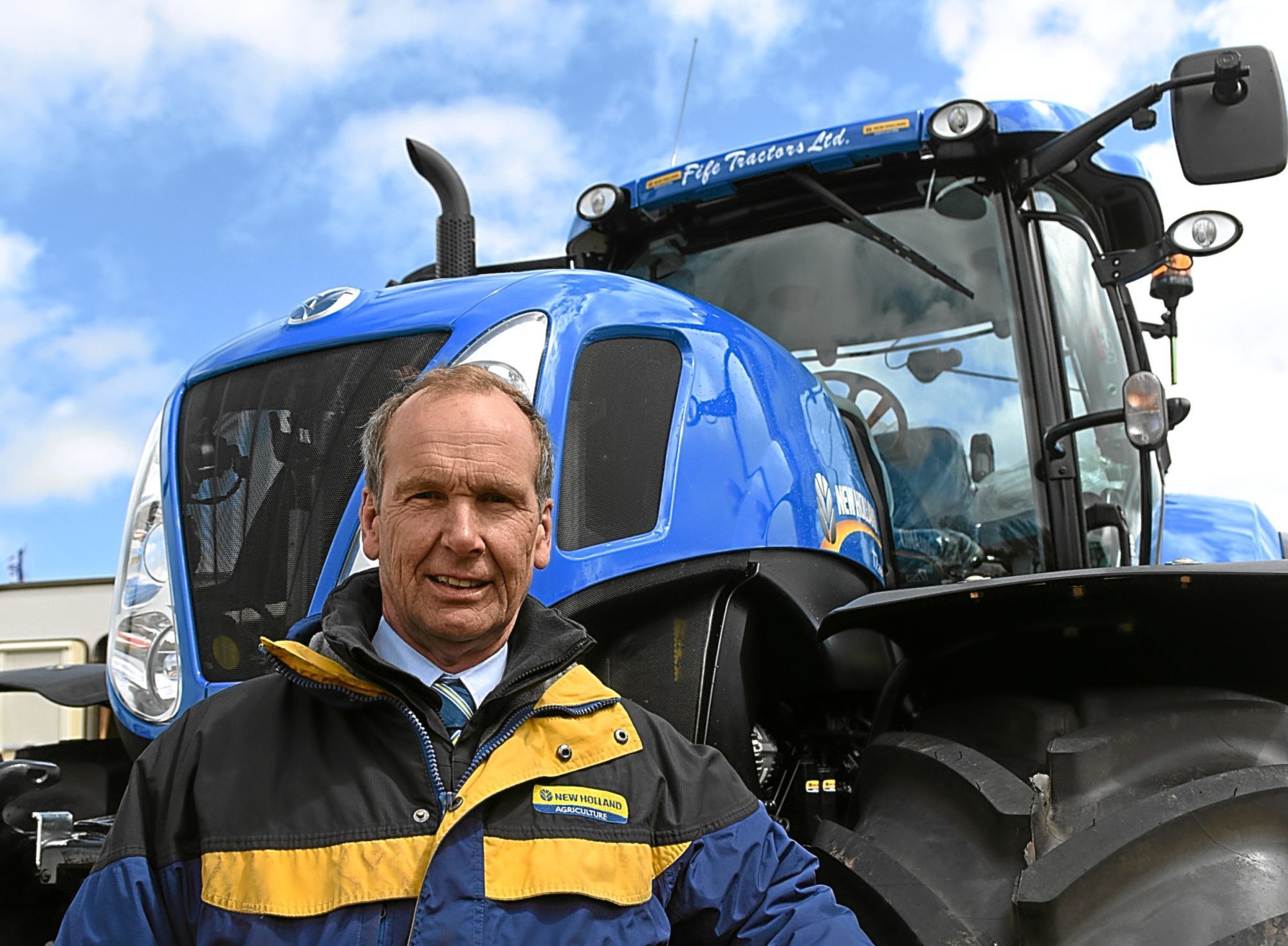 Sales Manager with Fife Tractors Davie Ferguson.