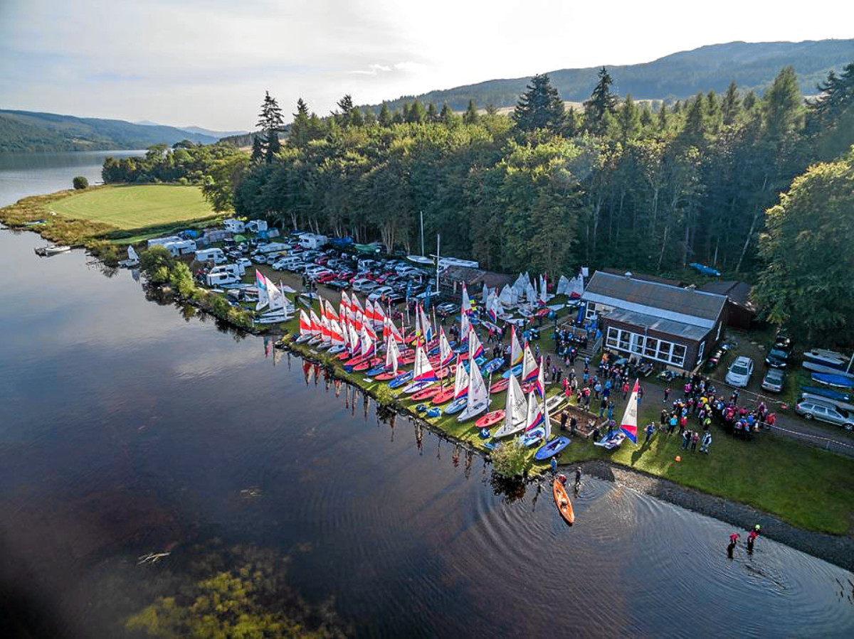 Loch Tummel Sailing Club.