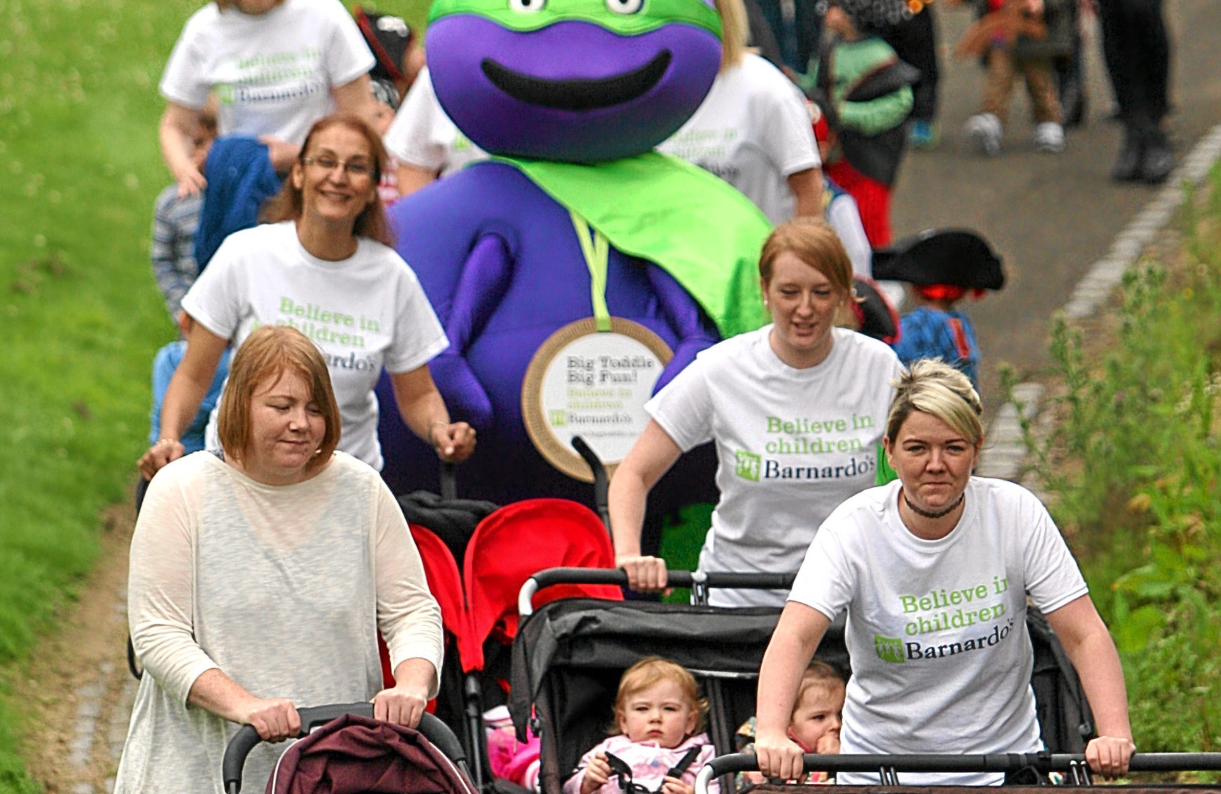 Walkers in the 2015 Big Toddle.