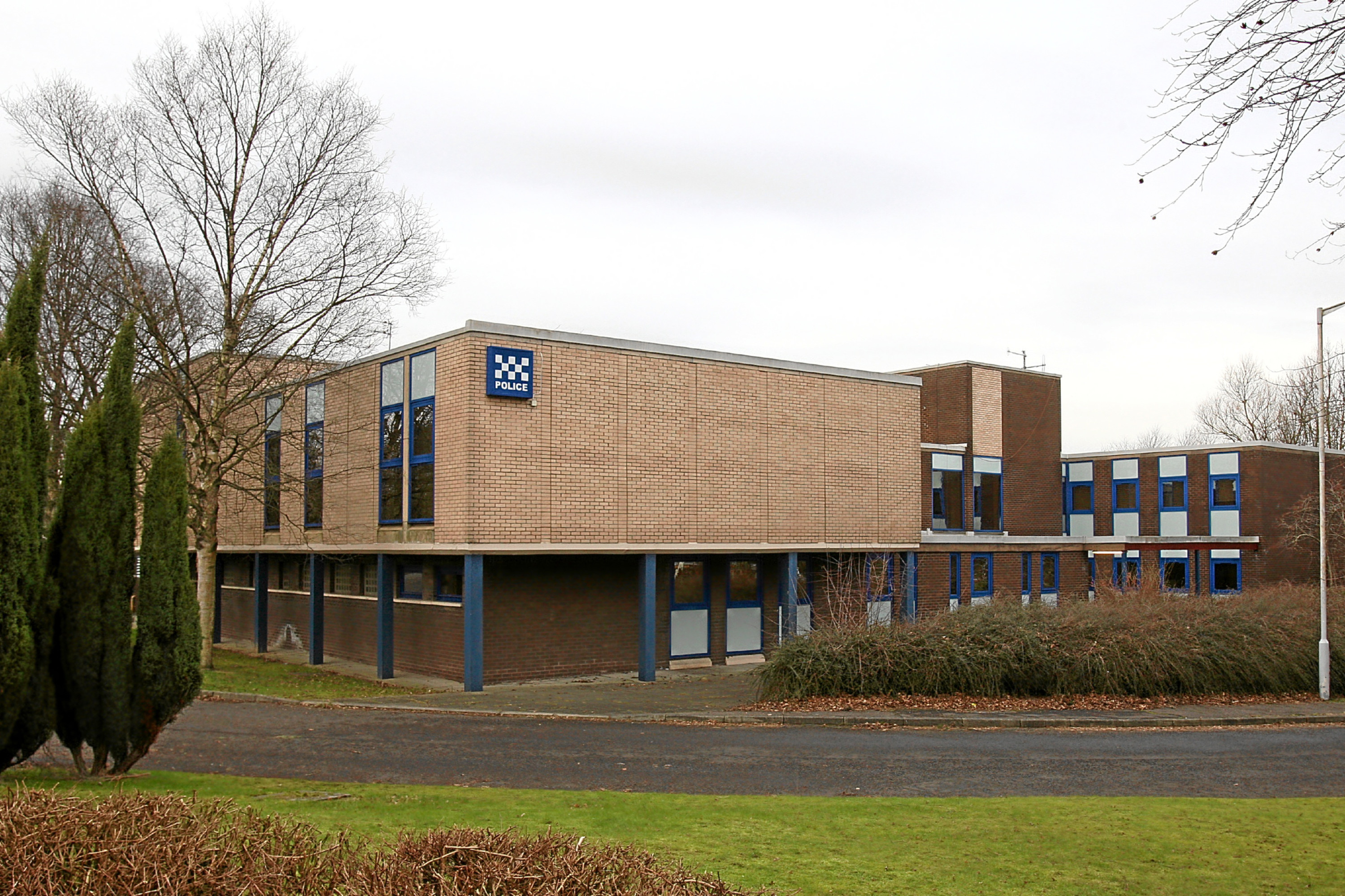The Police Scotland station on Napier Road, Glenrothes.