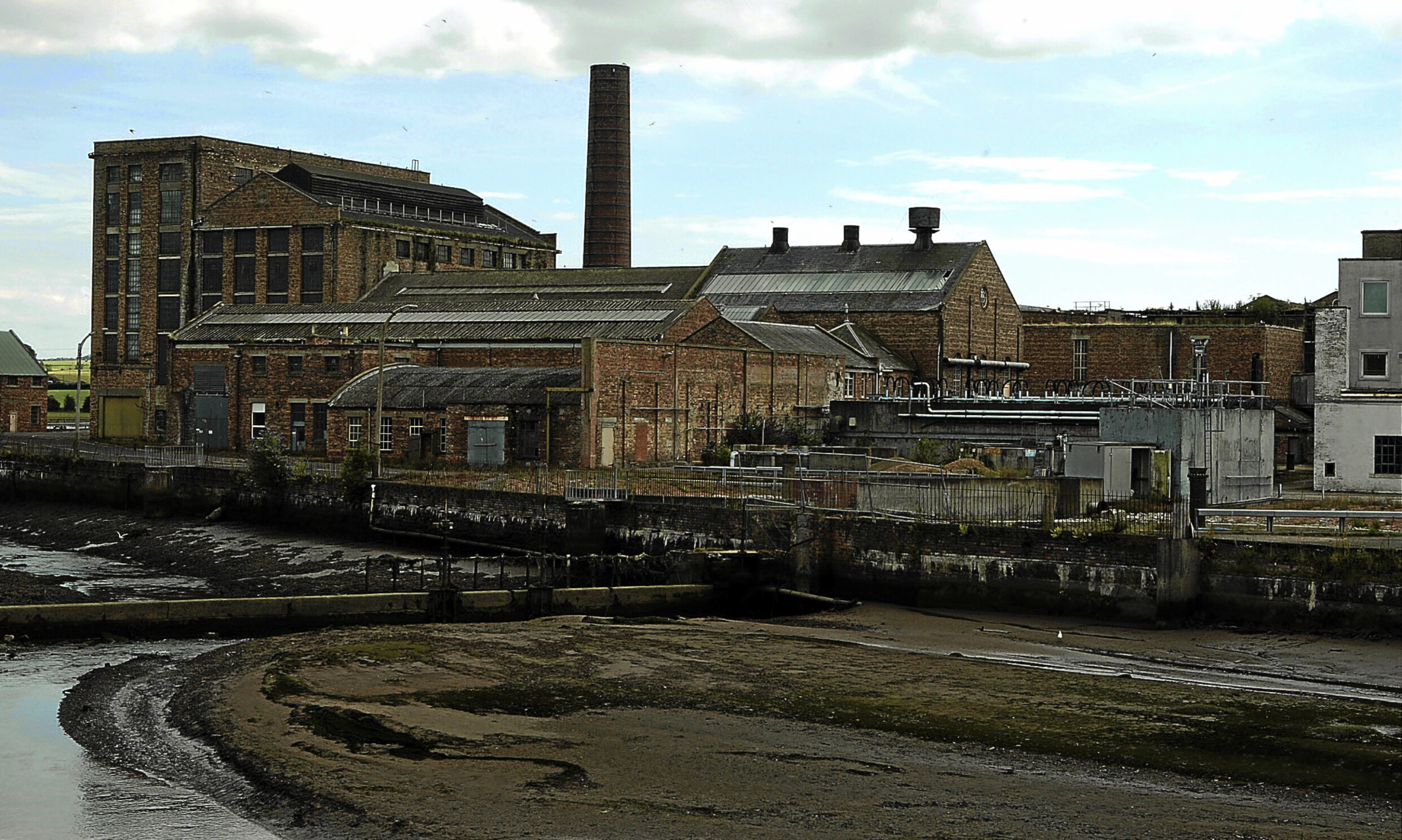 The old paper mill site at Guardbridge.