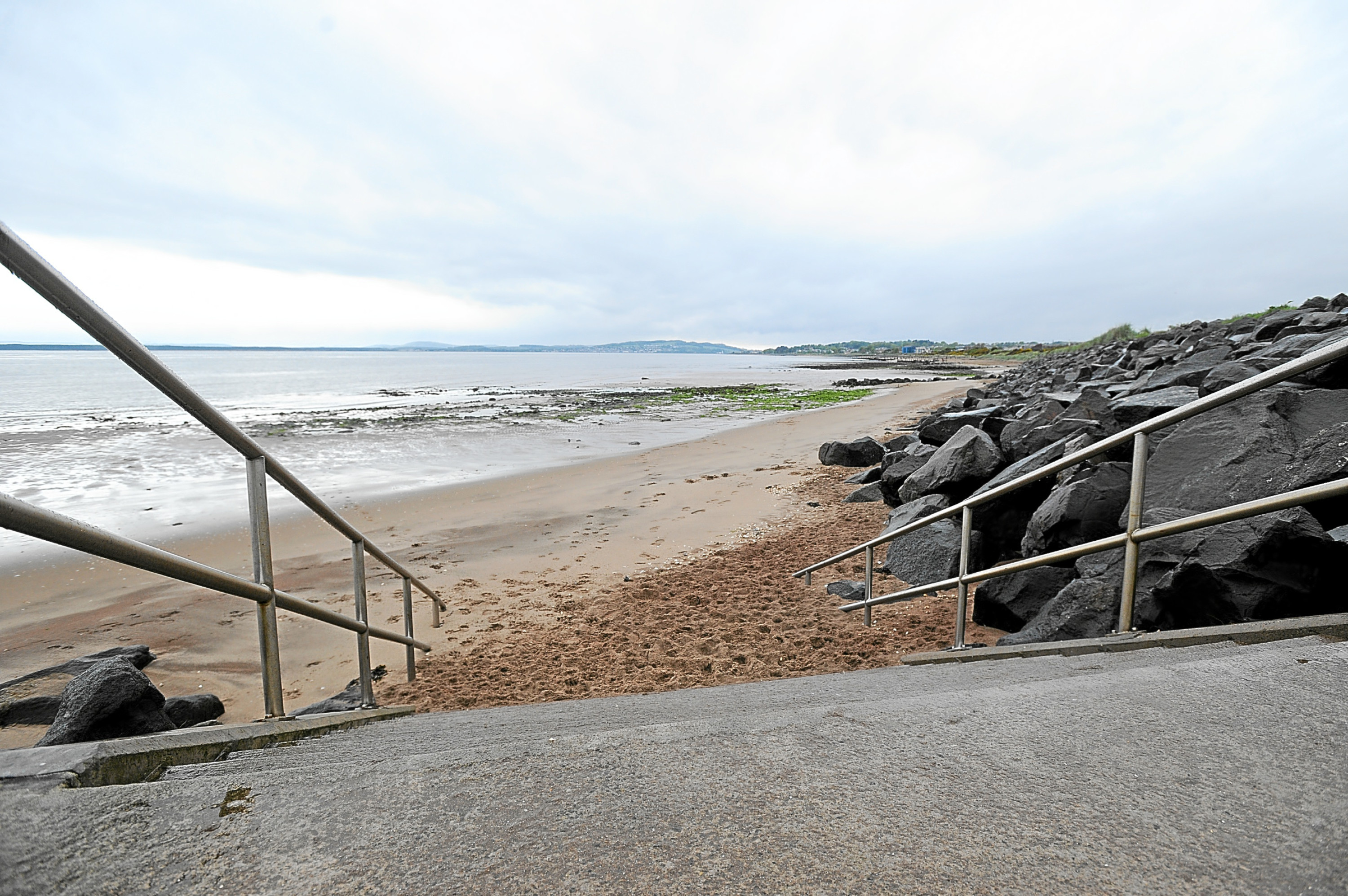 Monifieth beach.