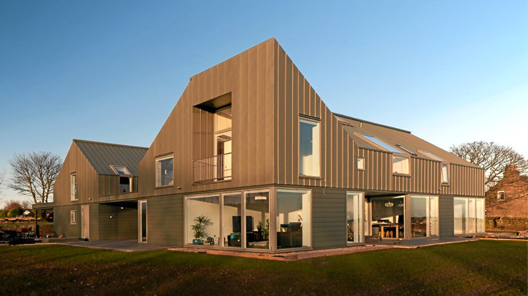 The award-winning Zinc-House near Monikie.