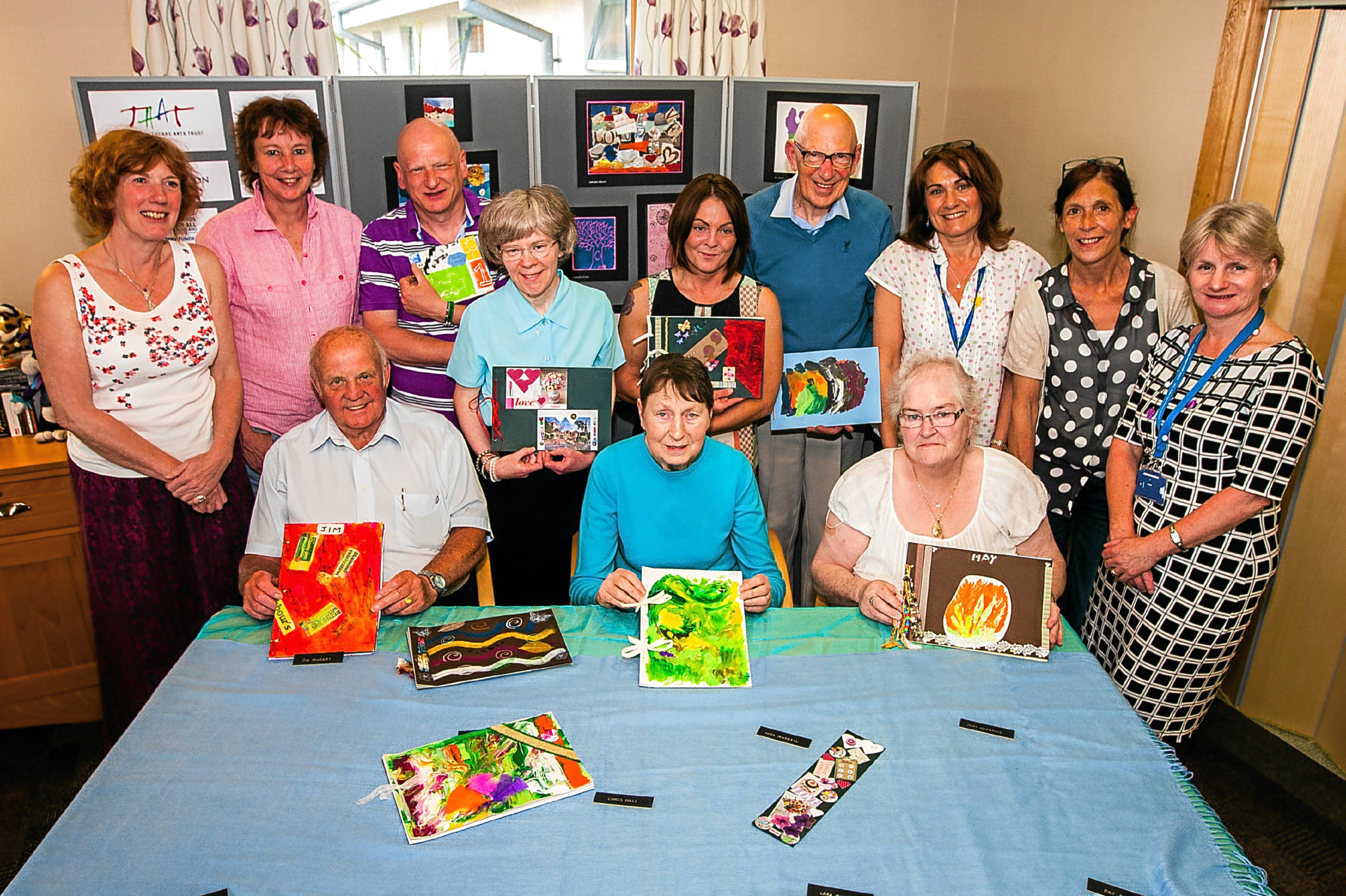 Cornhill Macmillan Centre in Perth is hosting a display of art by bereaved people.