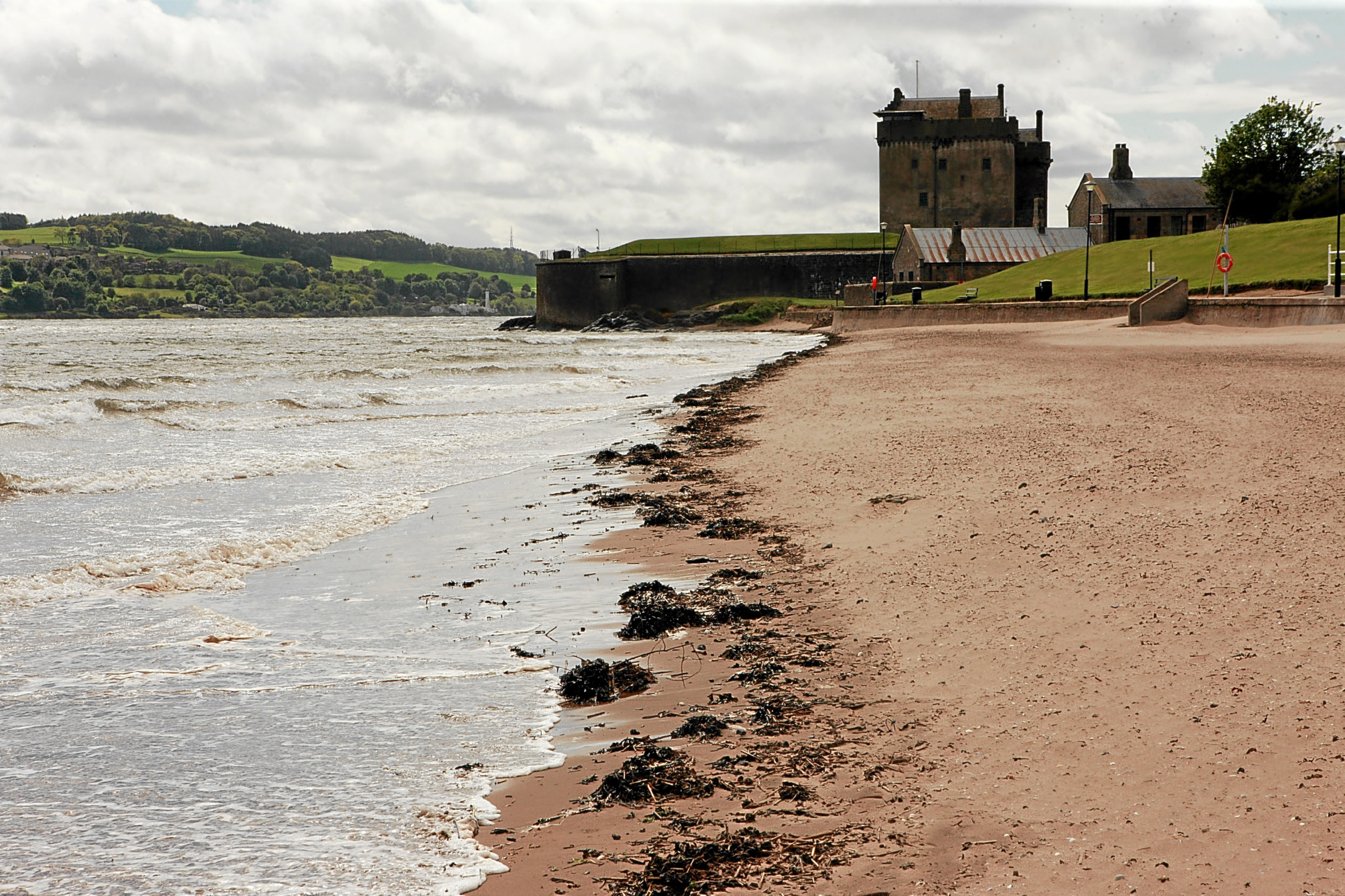 Broughty Ferry beach, which has held Blue Flag status in the past.