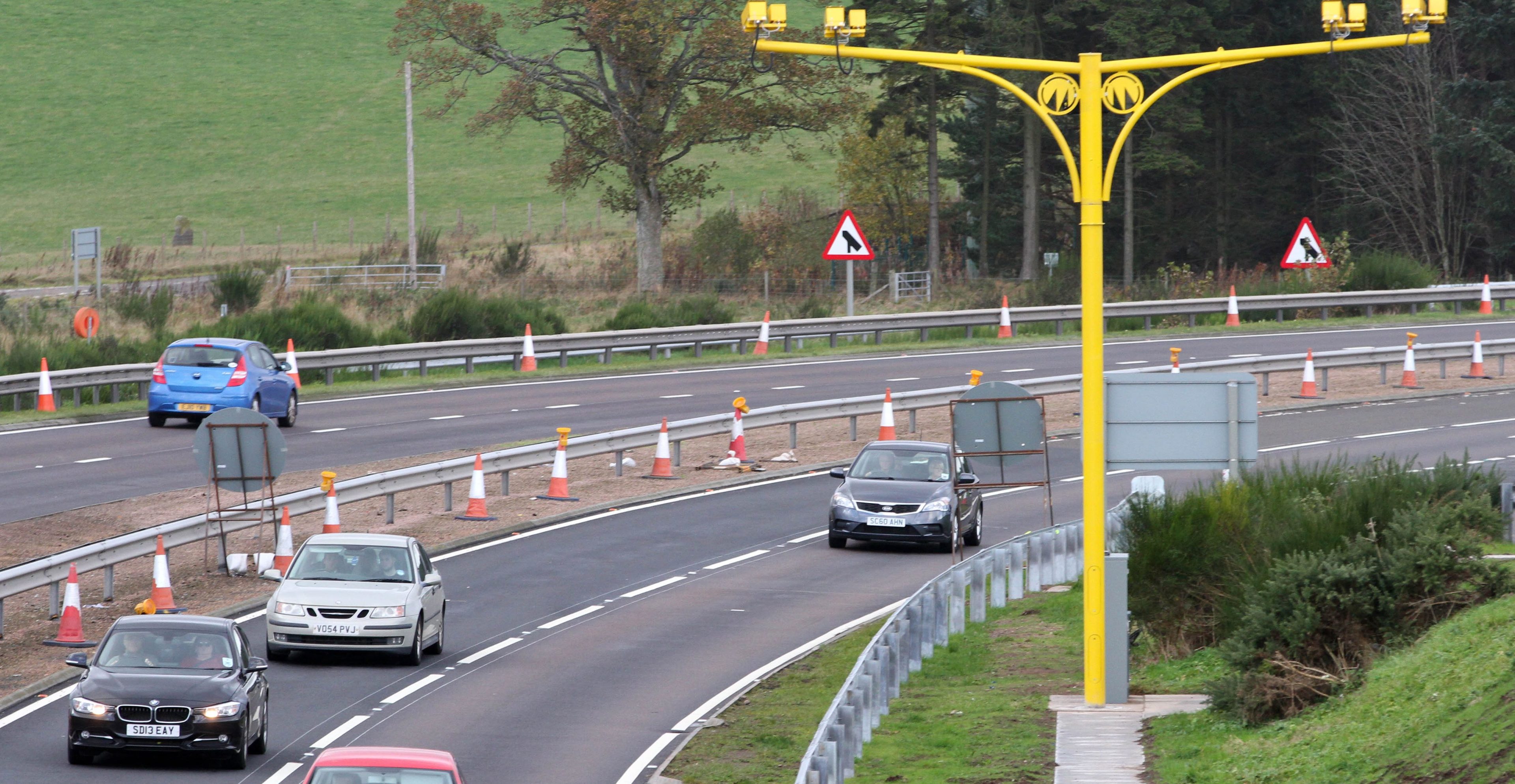 The A9 average speed cameras