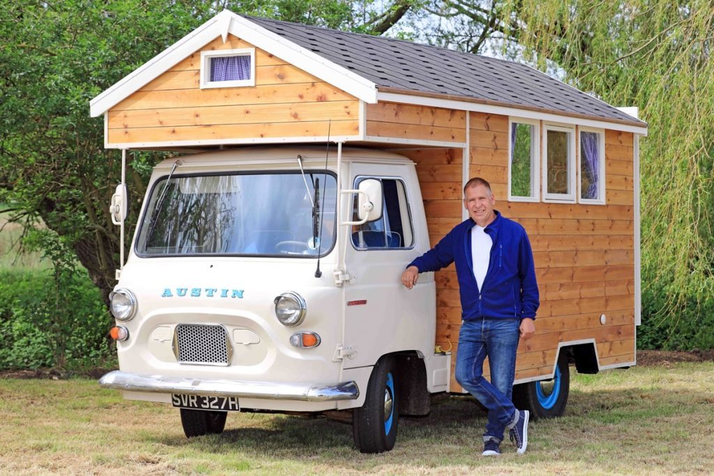 Stephen Alleyne's mobile shed.