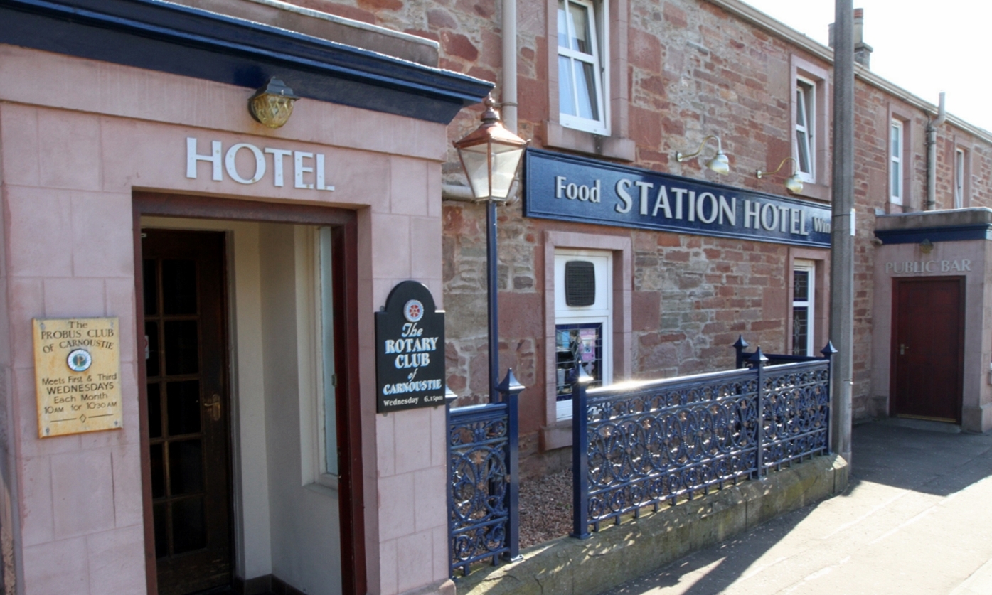 The Station Hotel in Carnoustie.