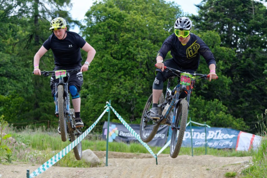 Airborne riders at last year's Cream o' the Croft.