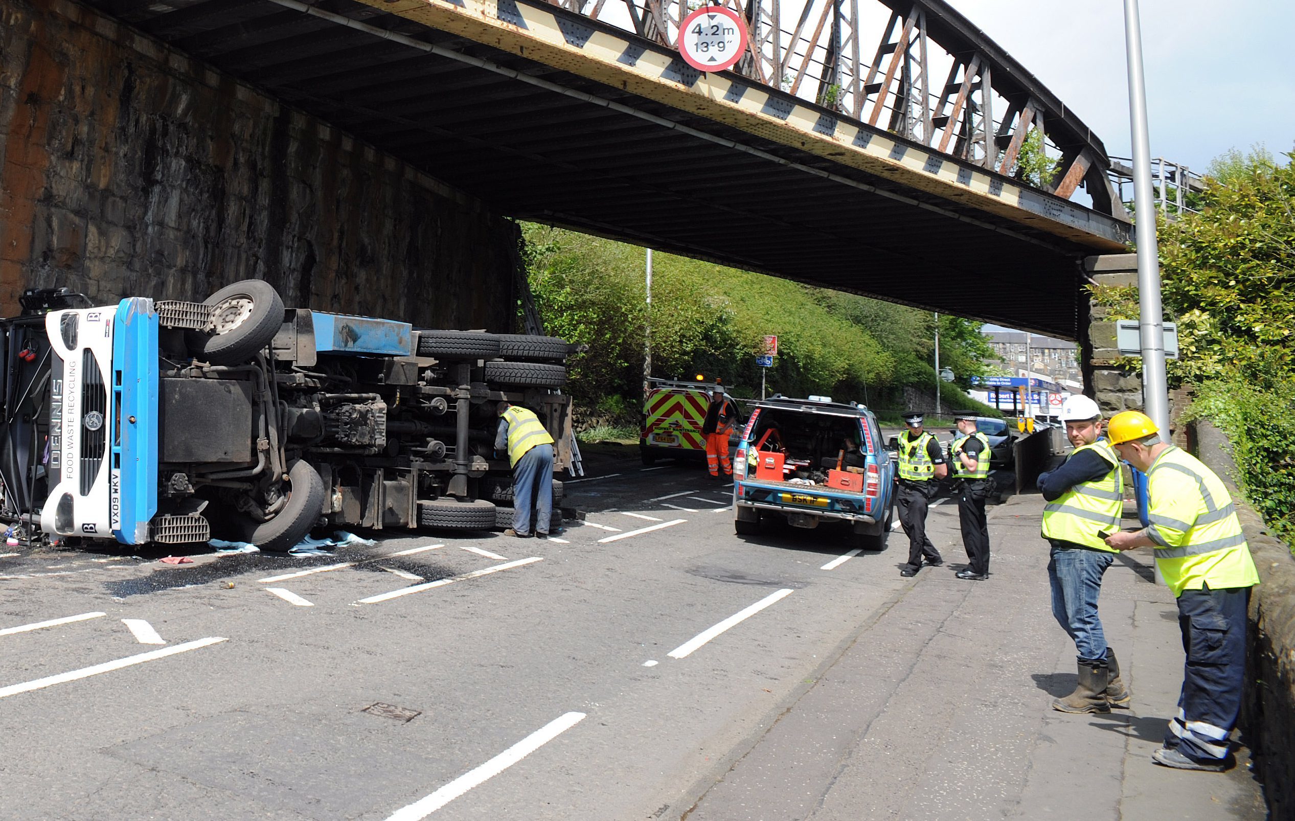 The incident caused disruption to train services.