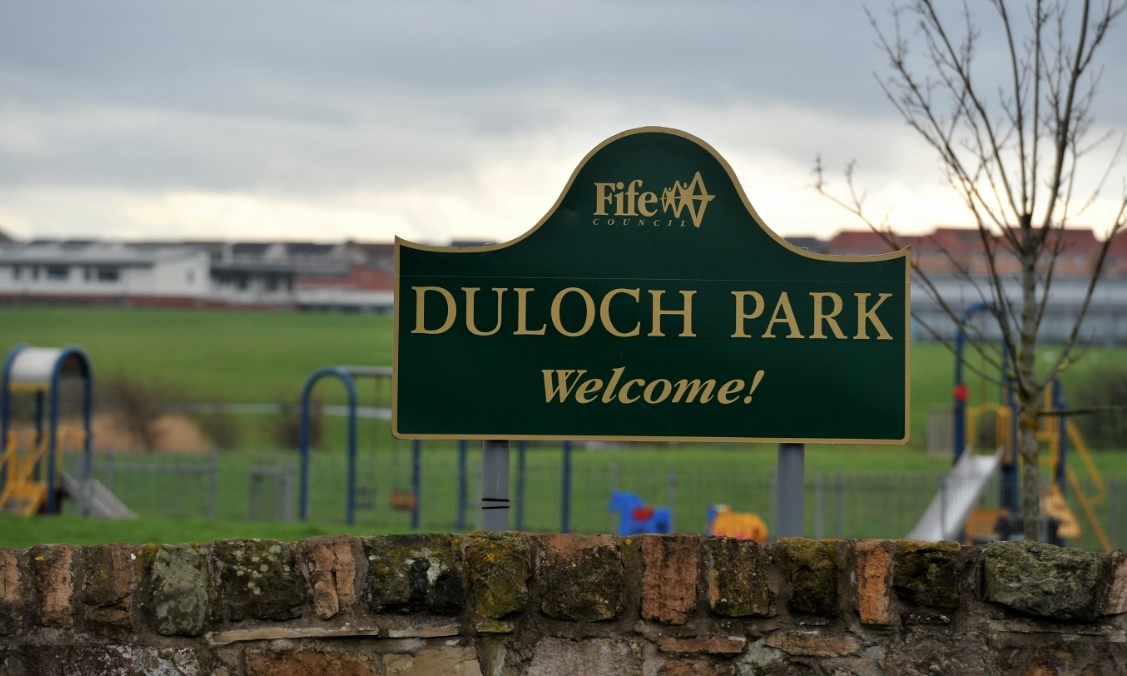 Duloch Park in Dunfermline.