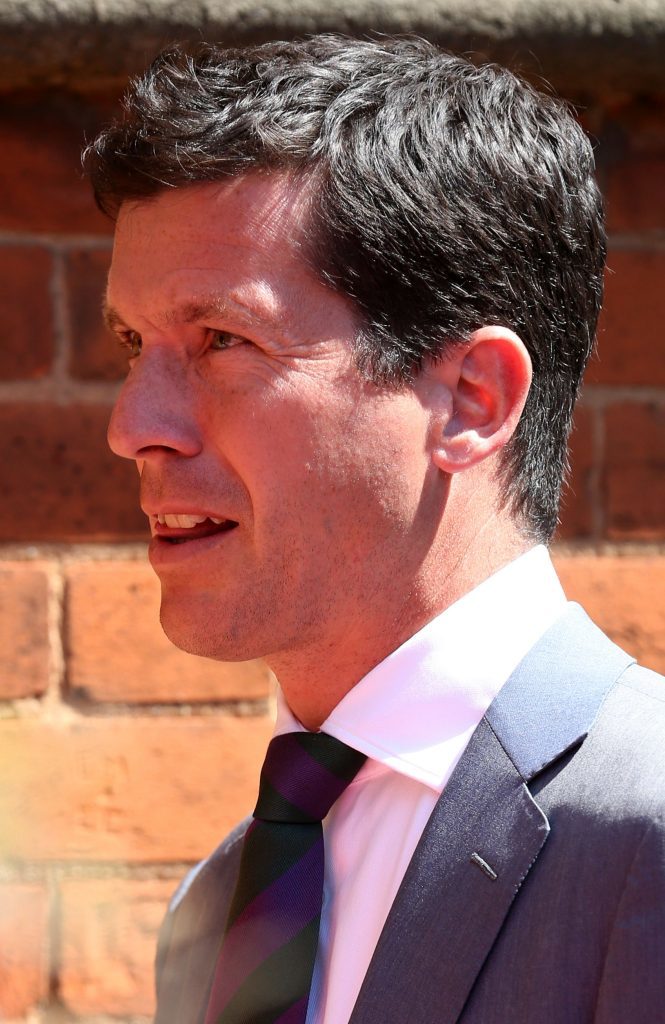 Tim Henman arrives at St Johns Church  in Ipswich, Suffolk for the funeral service of former tennis player Elena Baltacha.  PRESS ASSOCIATION Photo. Picture date: Monday May 19, 2014. Baltacha was diagnosed with liver cancer in January, just two months after retiring from tennis and weeks after marrying her long-time coach Nino Severino. She passed away a fortnight ago, aged 30. See PA story FUNERAL Baltacha. Photo credit should read: Chris Radburn/PA Wire