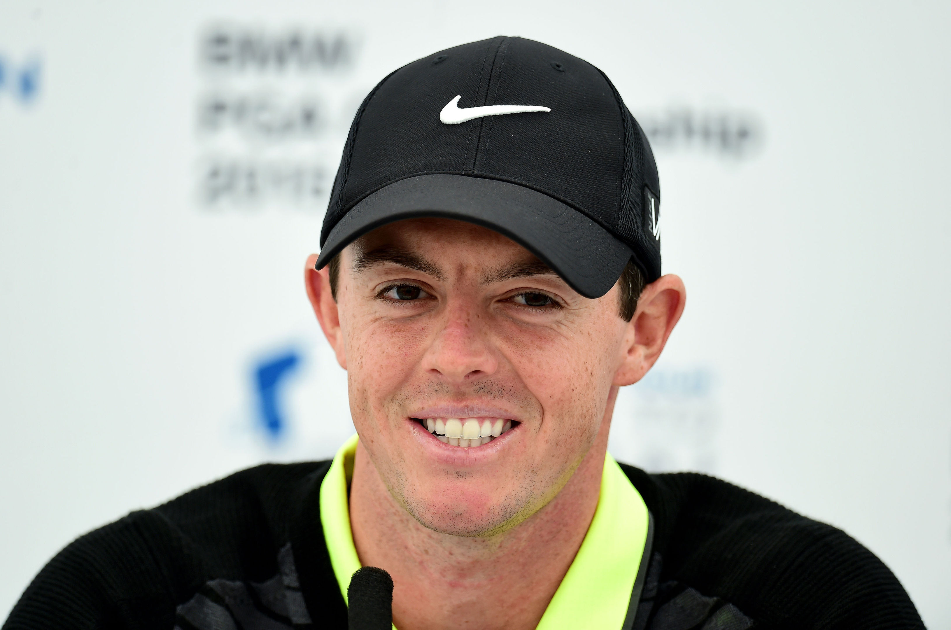 Rory McIlroy is three clear at halfway in the BMW PGA Championship.