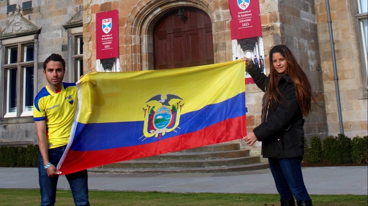 Gonzalo Leon and Maria Barragan are among those rallying support for earthquake victims in their homeland.