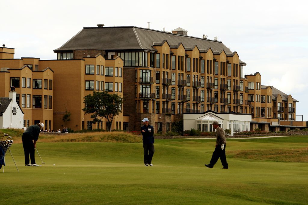  Old Course Hotel from the 17th green of the Old Course