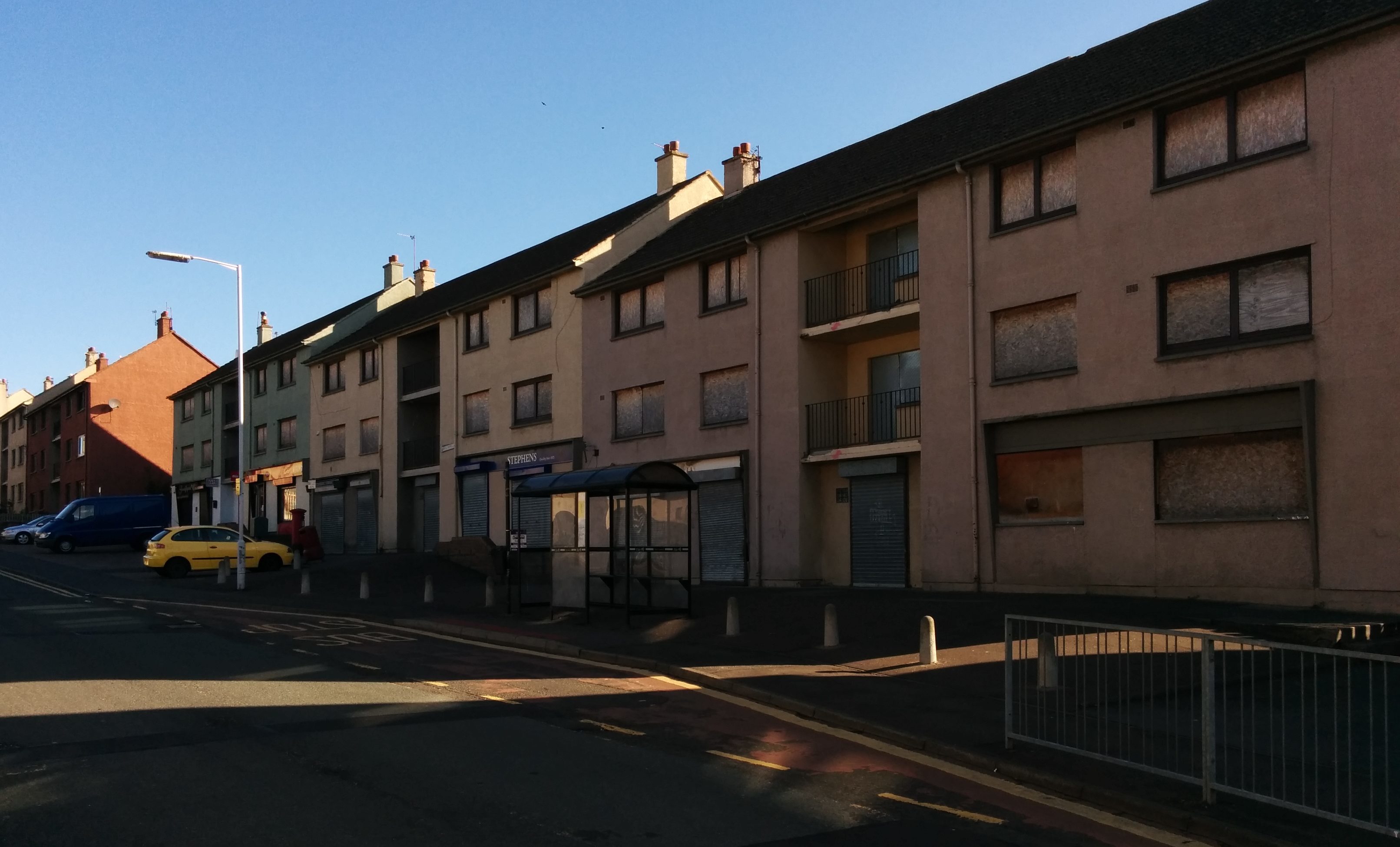 Inverkeithings Fraser Avenue, as it looks now.