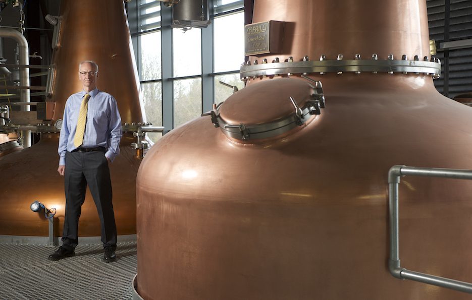 Ian Palmer at the new InchDairnie Distillery near Kinglassie.