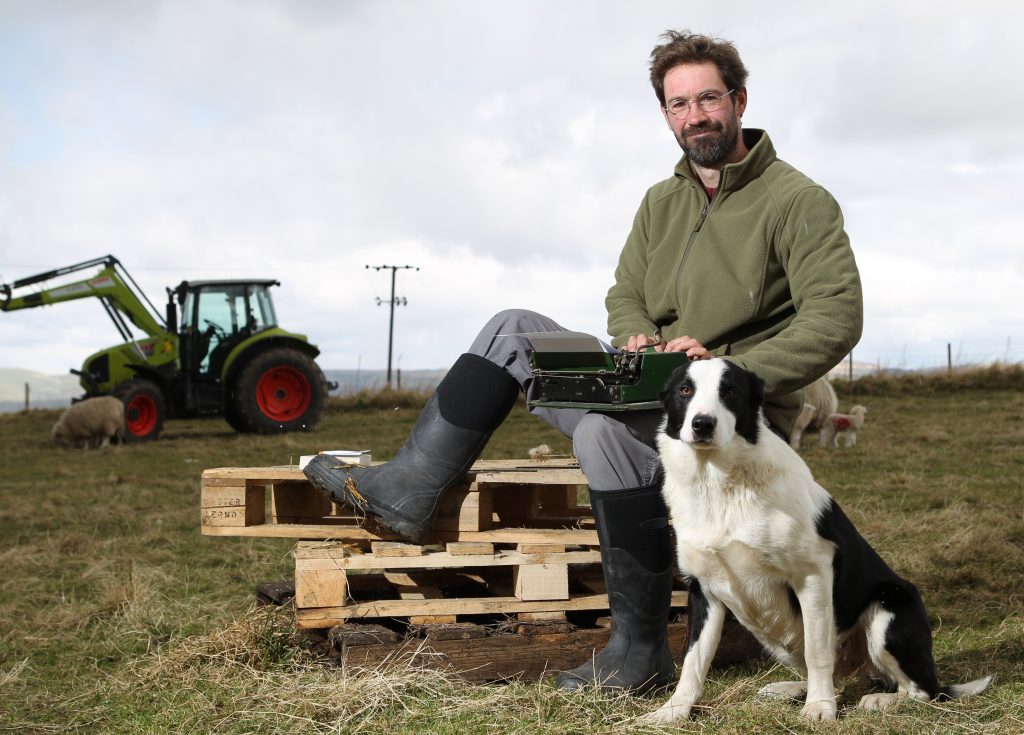 James Oswald on the farm 