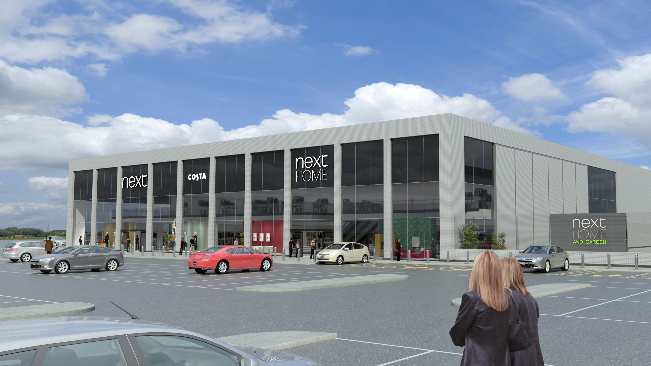 The proposed new Next Home and Garden store at Kingsway West, Dundee.