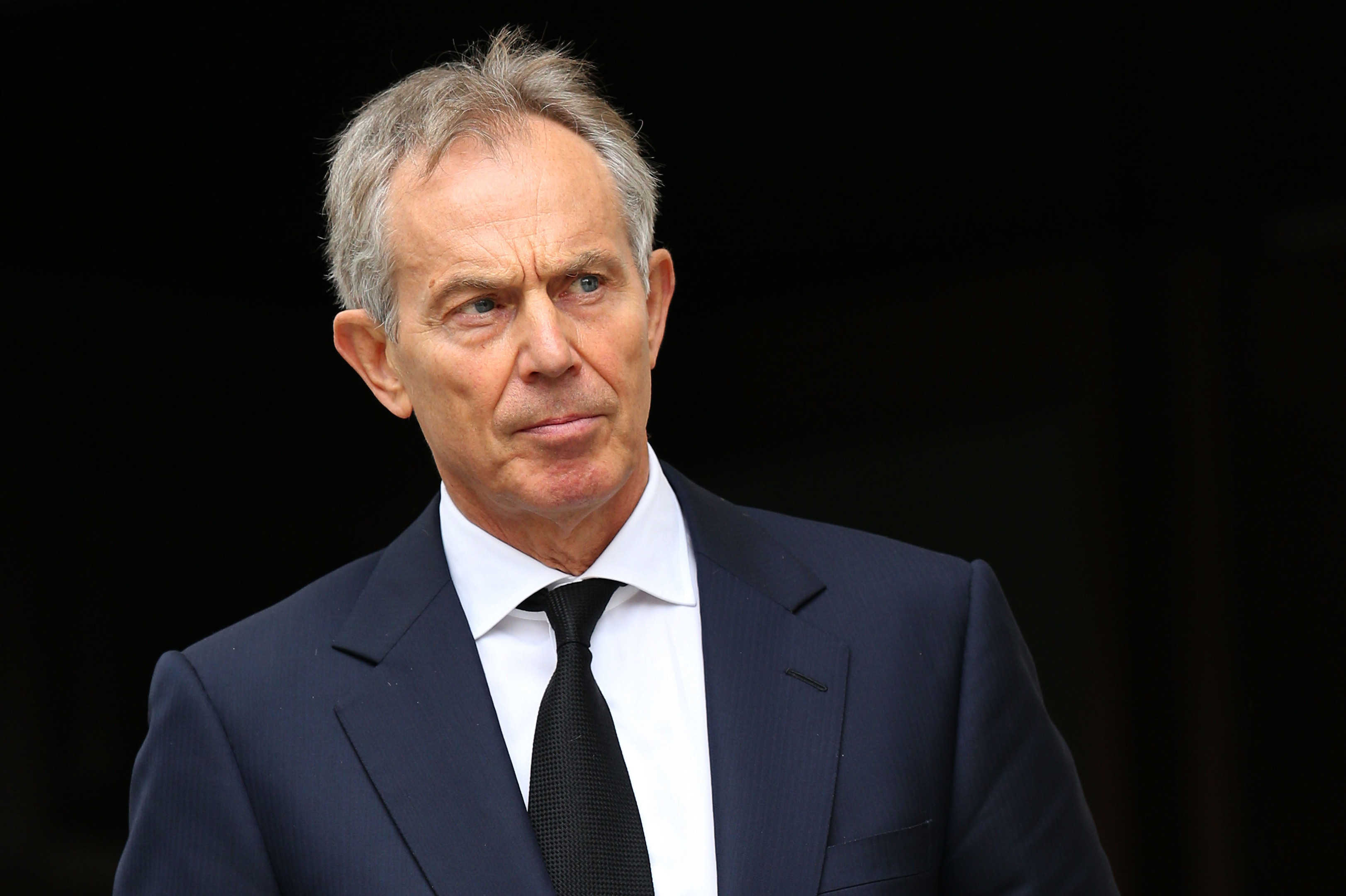 Former Prime Minister Tony Blair.
