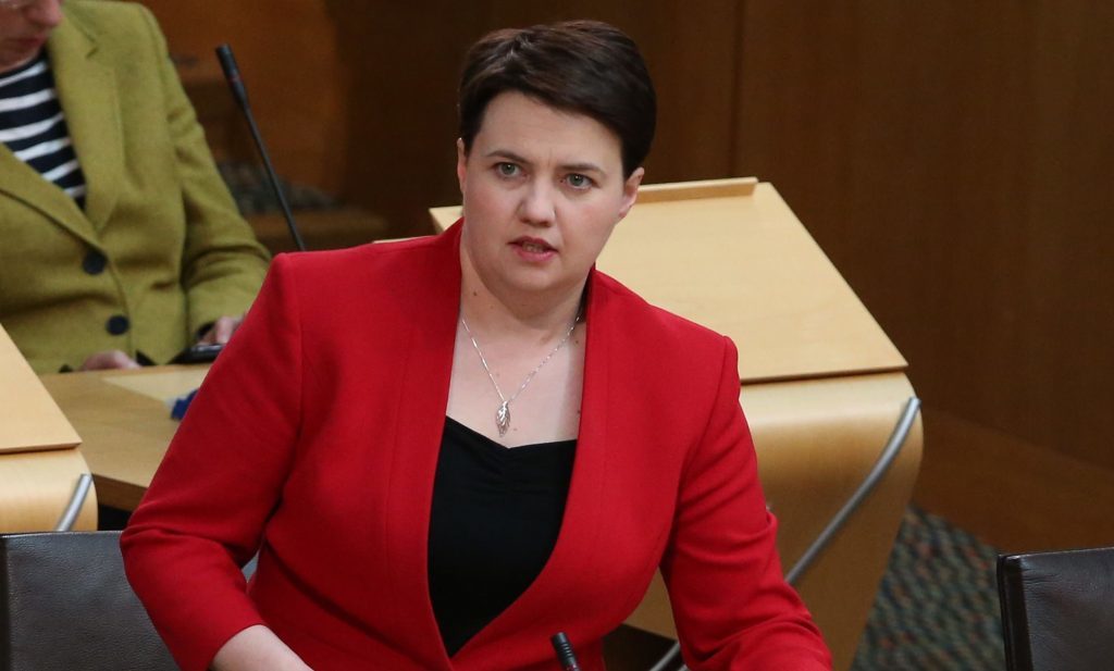 Scottish Conservative leader Ruth Davidson.