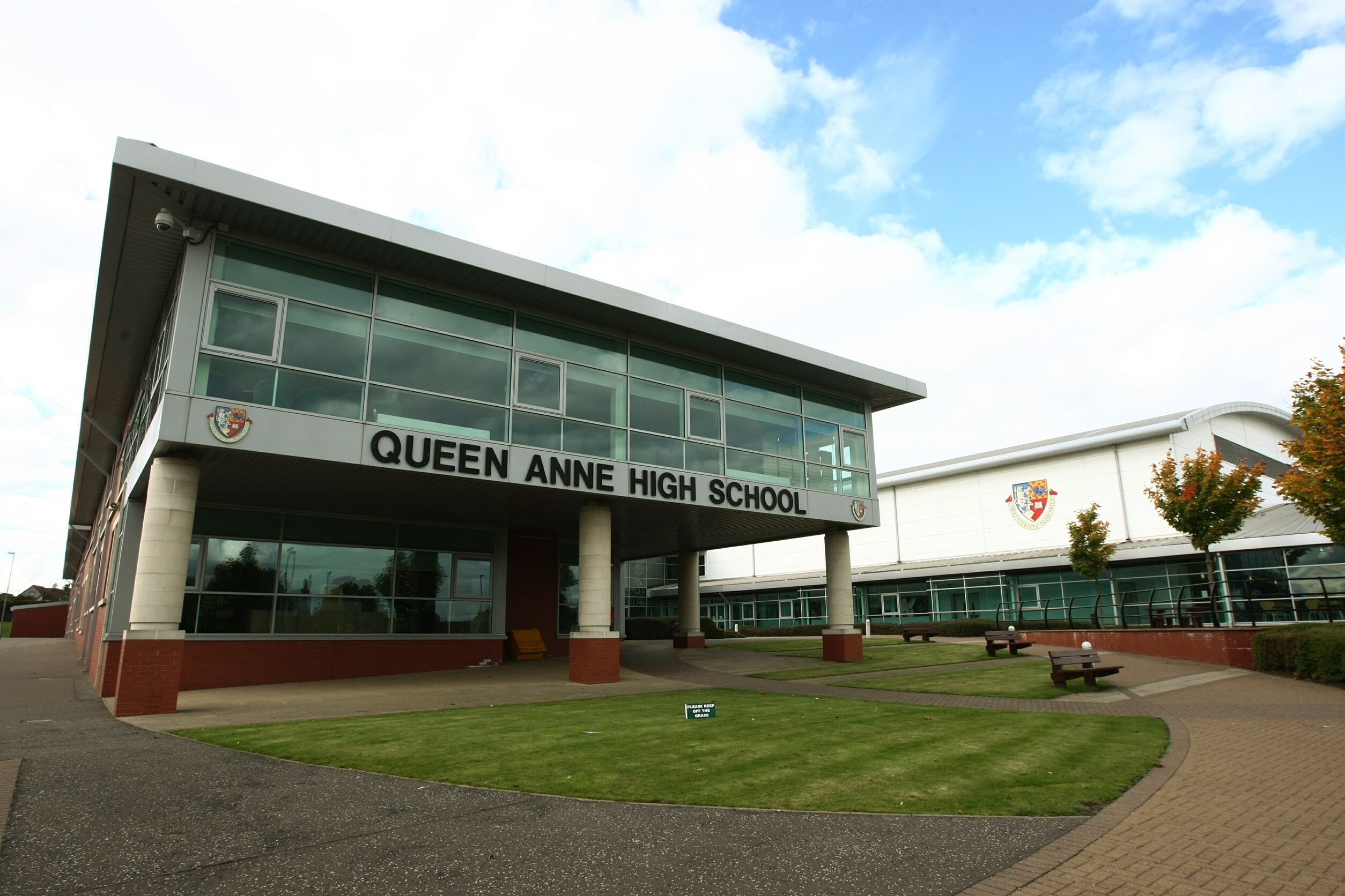 Queen Anne High School in Dunfermline.