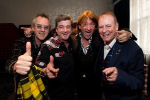 As they are now (L-R): Stuart Wood, Les mcKeown, Donald mcleod, Alan longmuir.