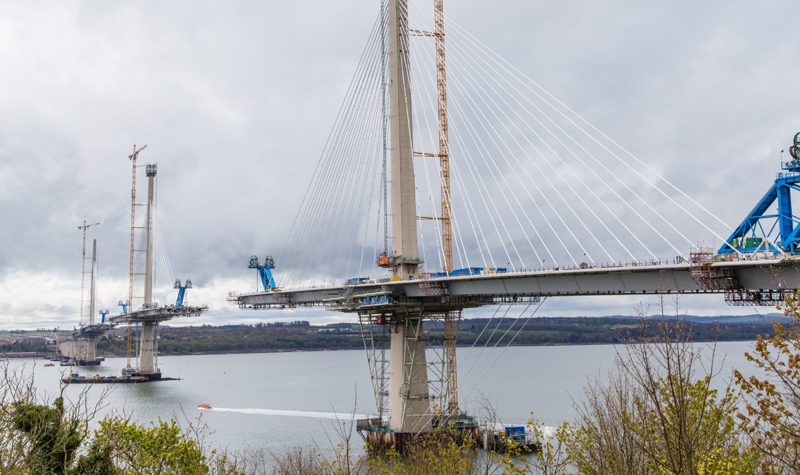 North Tower at the Queensferry Crossing Bridge