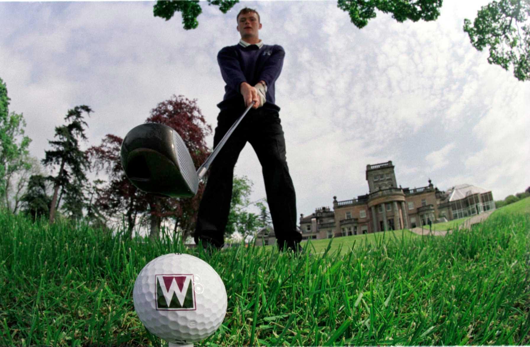 Letham Grange golf course is set against the backdrop of the disputed hotel.