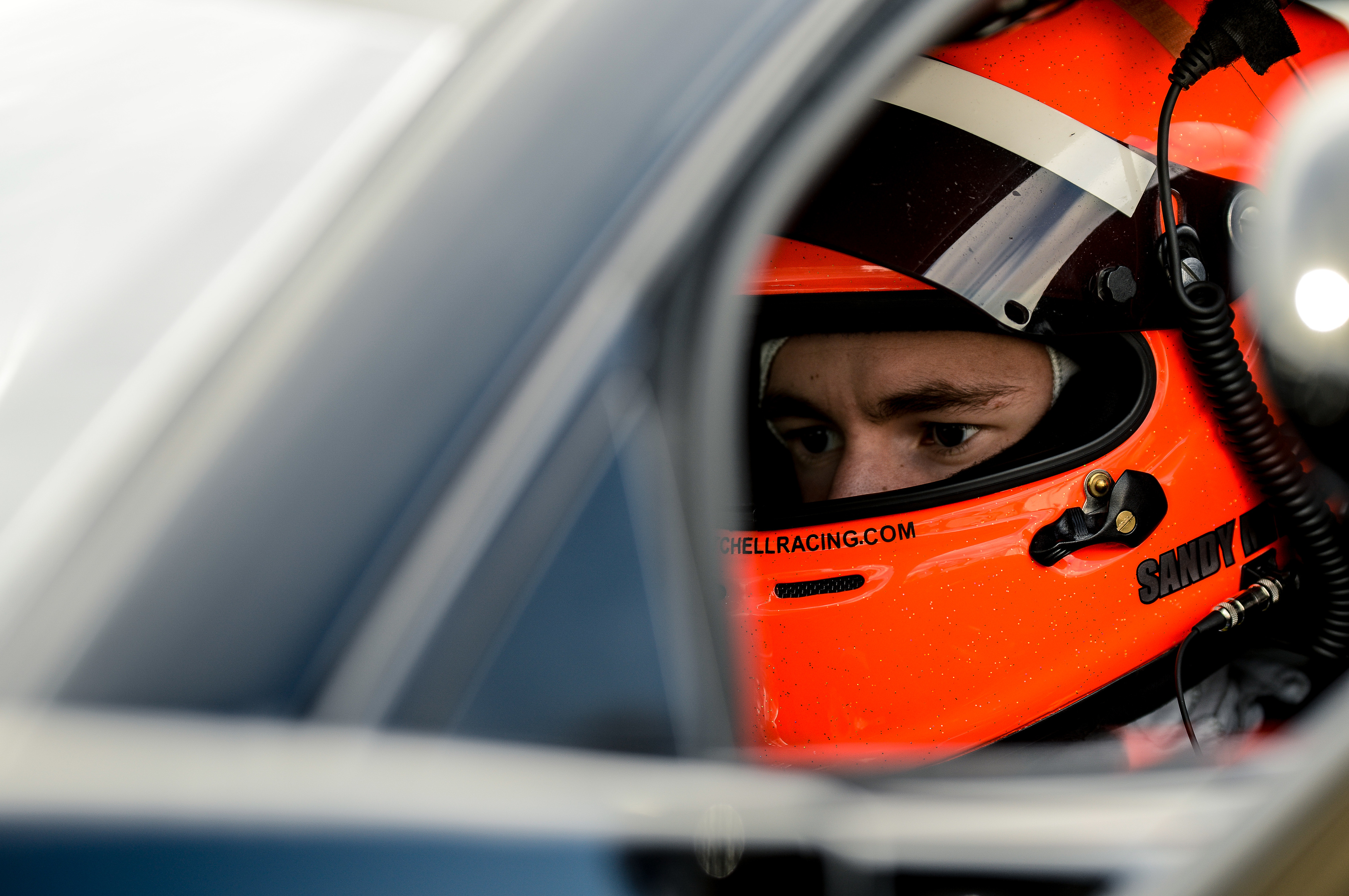 A study in concentration: Sandy Mitchell in the McLaren 570S GT4