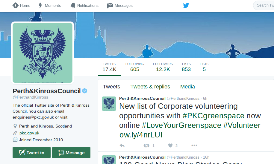 The need to engage on social media is listed as one example of where the council has embraced change.