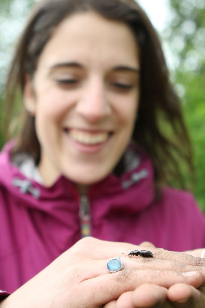 Gabrielle Flinn - getting down with the bugs