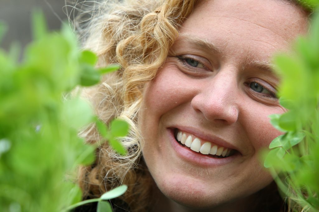  Johanna Willi - bio diversity officer with Fife Council, helping at the planting project