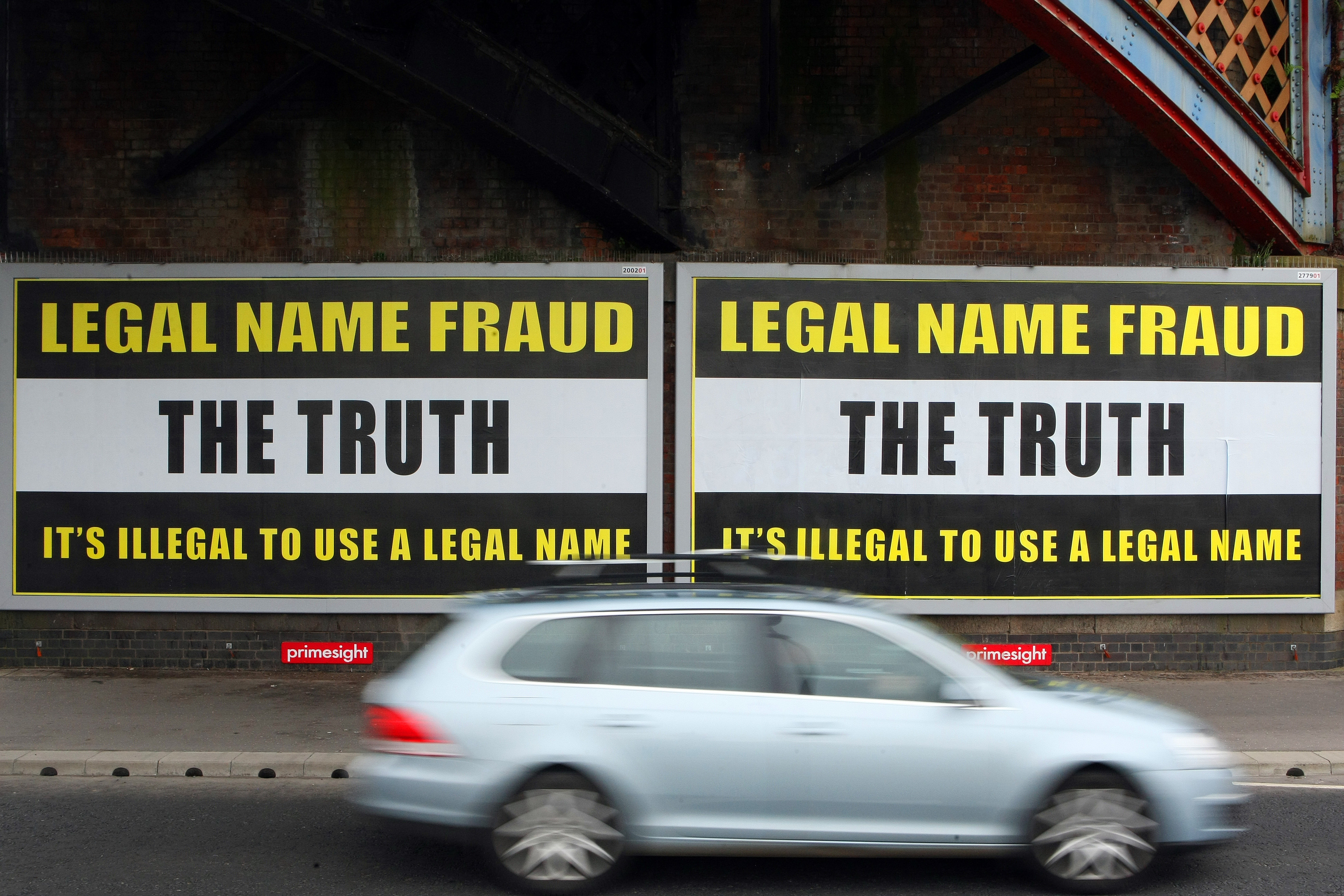 Two of the billboards in Dundee.