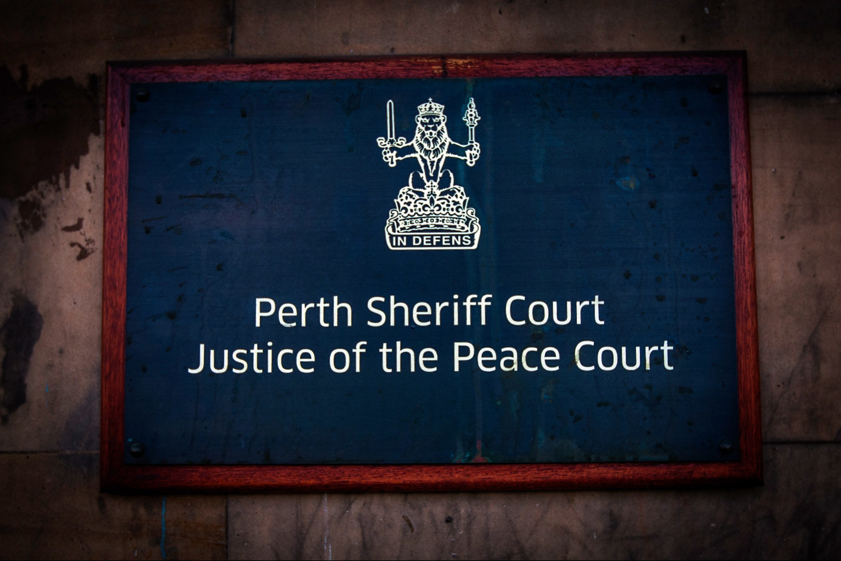 Perth Sheriff Court.