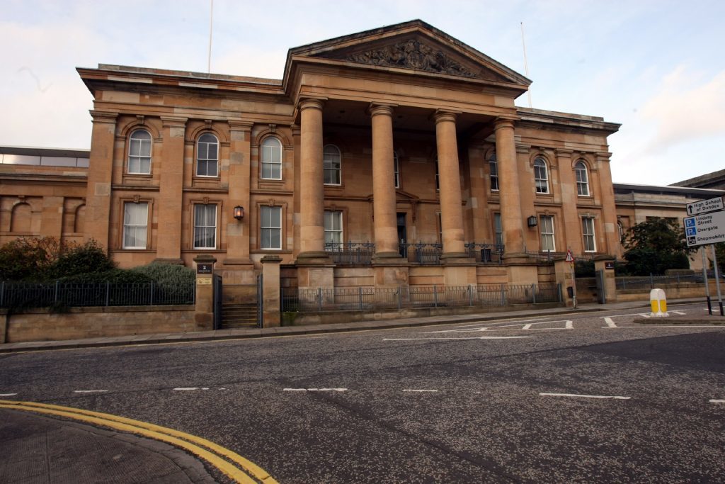 Bain appeared at Dundee Sheriff Court to admit assault, but said he had been subject to severe provocation - a position that was accepted by Sheriff Simon Collins QC.
