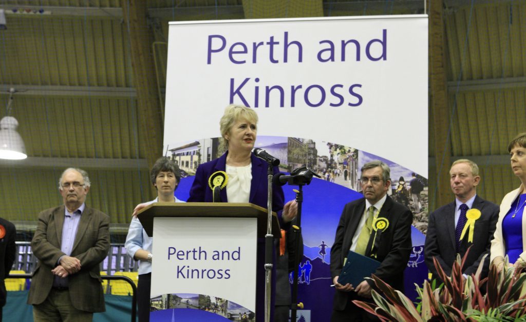 Roseanna Cunningham wins in Perthshire South and Kinross.