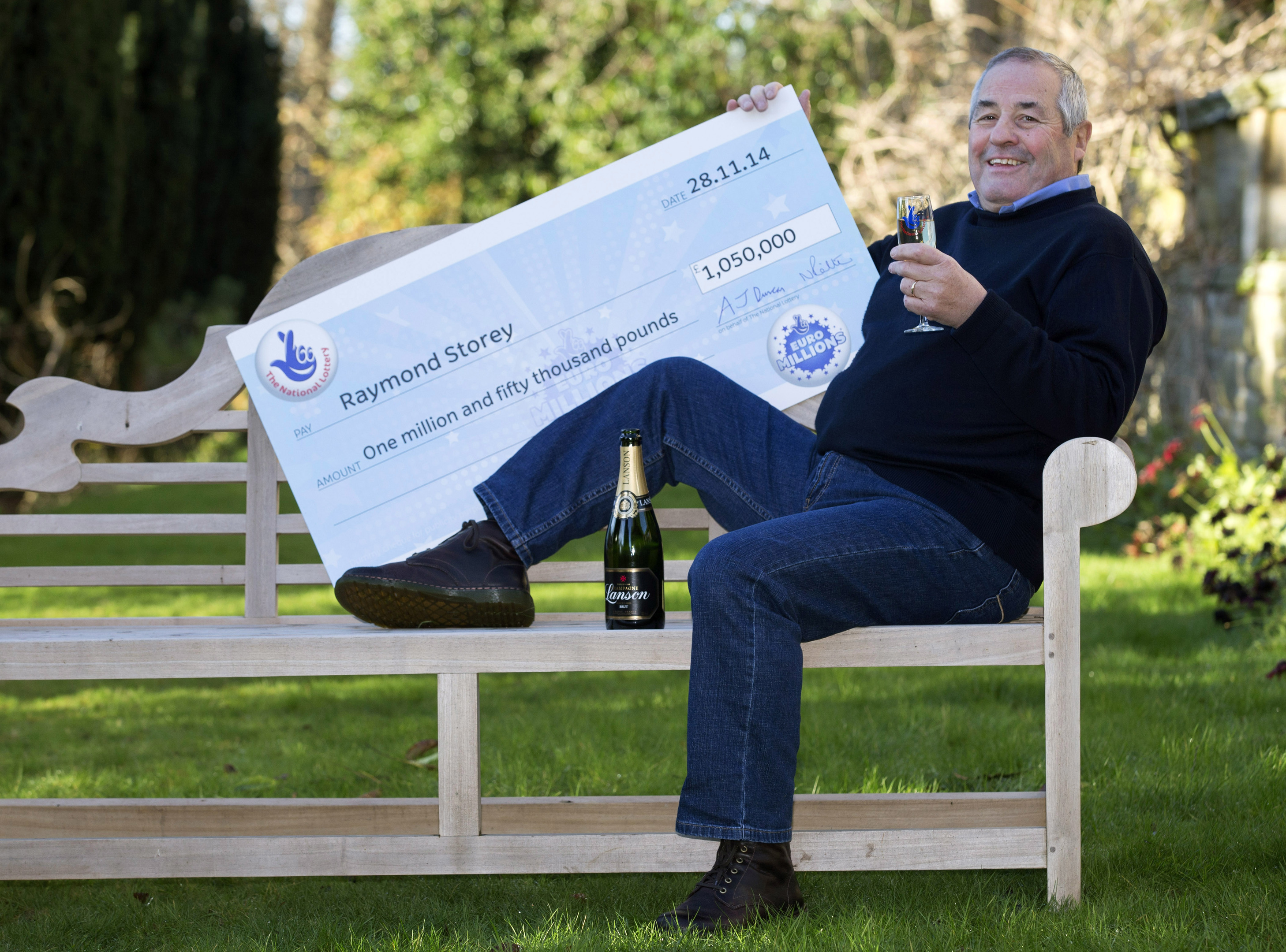 Raymond Storey retired after winning £1 million. Image: Graeme Hart
