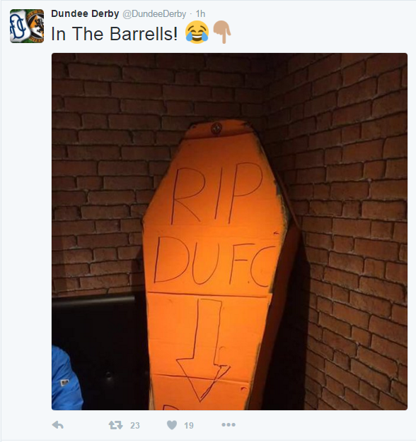 The tangerine coffin, spotted on Twitter