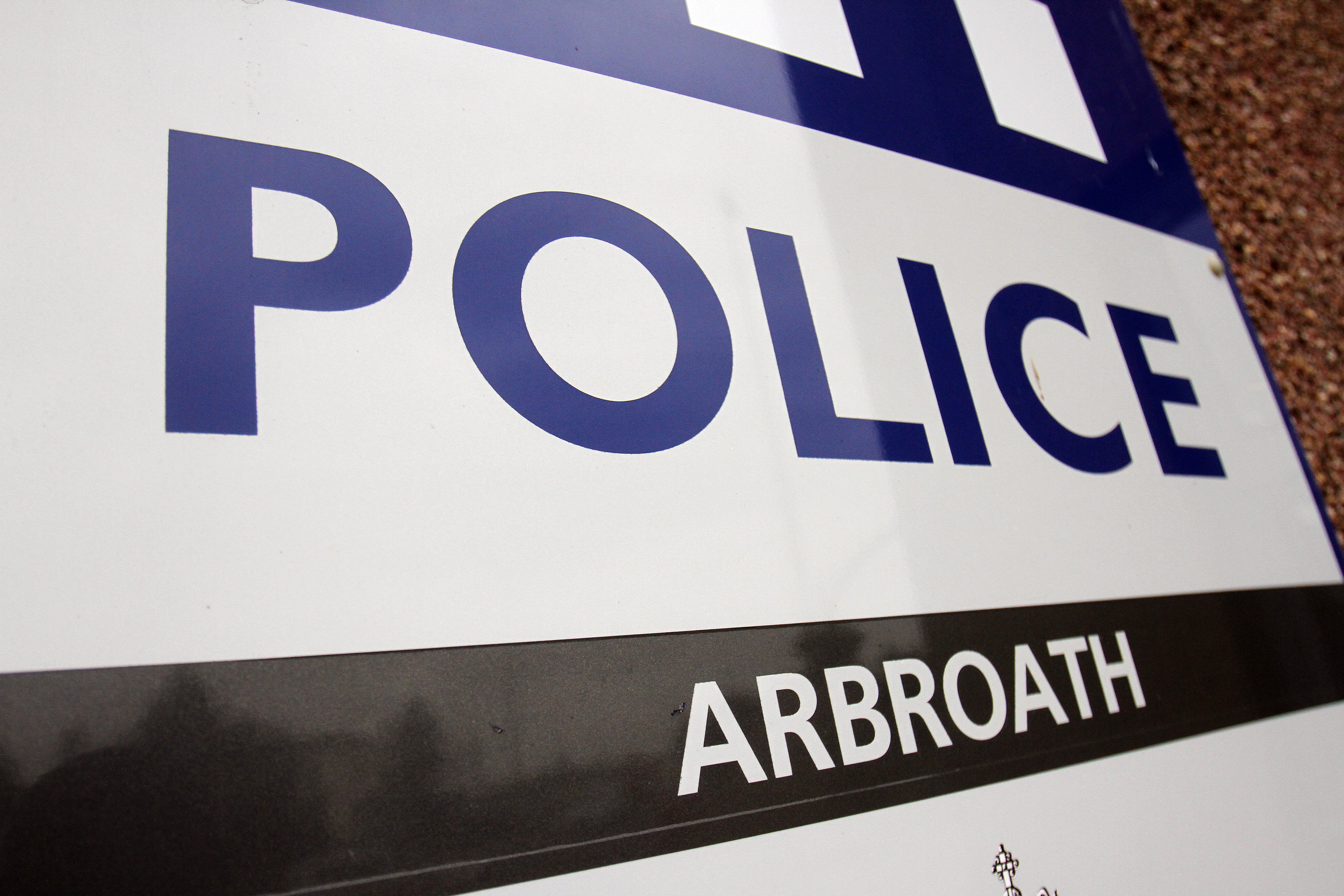 The incident happened at Arbroath Police Station.