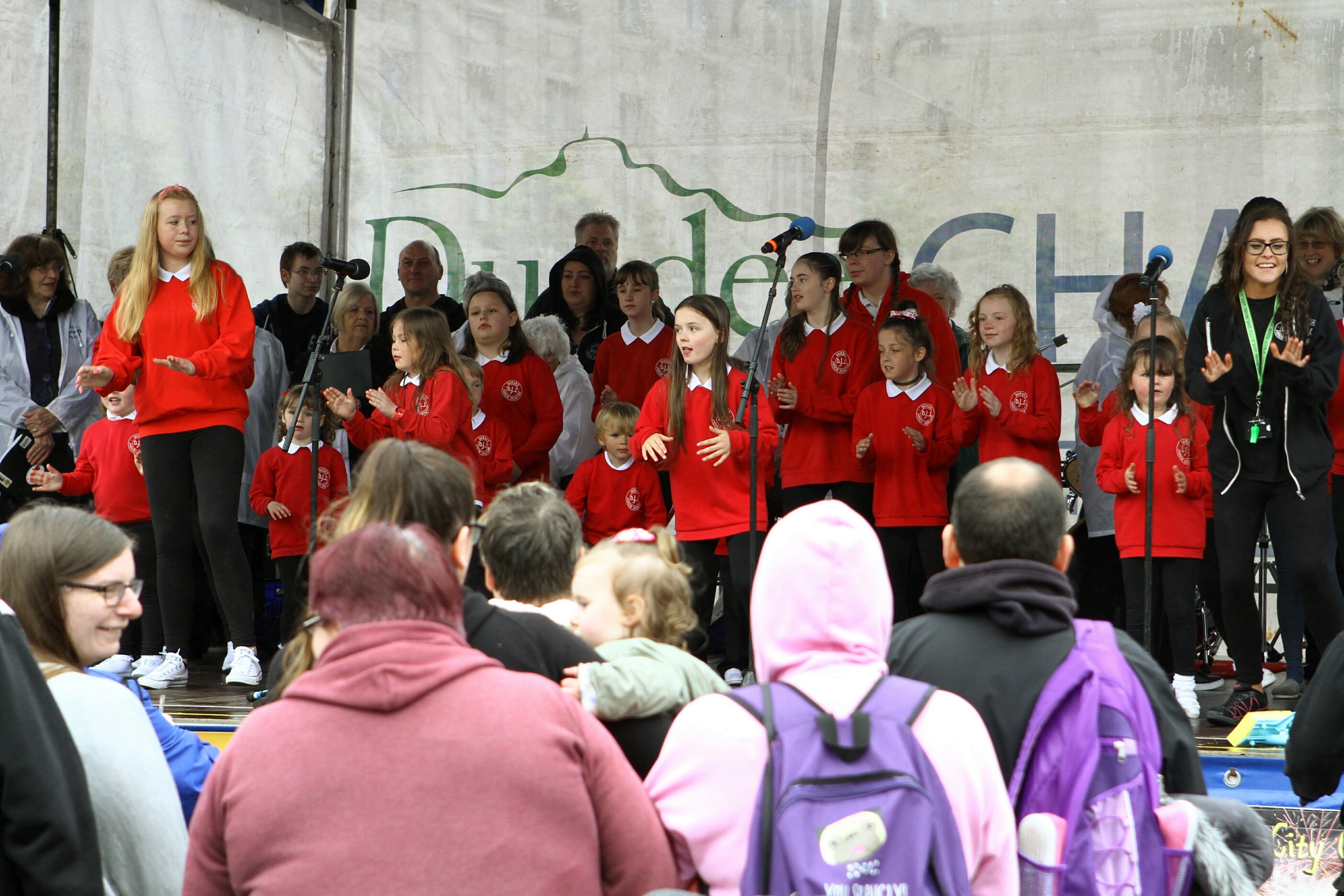 The members of Dundee Junior Showtime entertained crowds at Dundee Rotary Club's annual charity gala day.