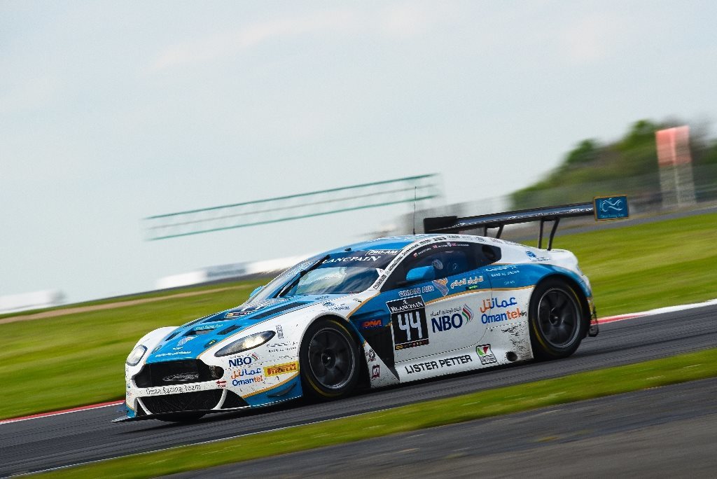 The #44 Oman Racing Team Aston Martin