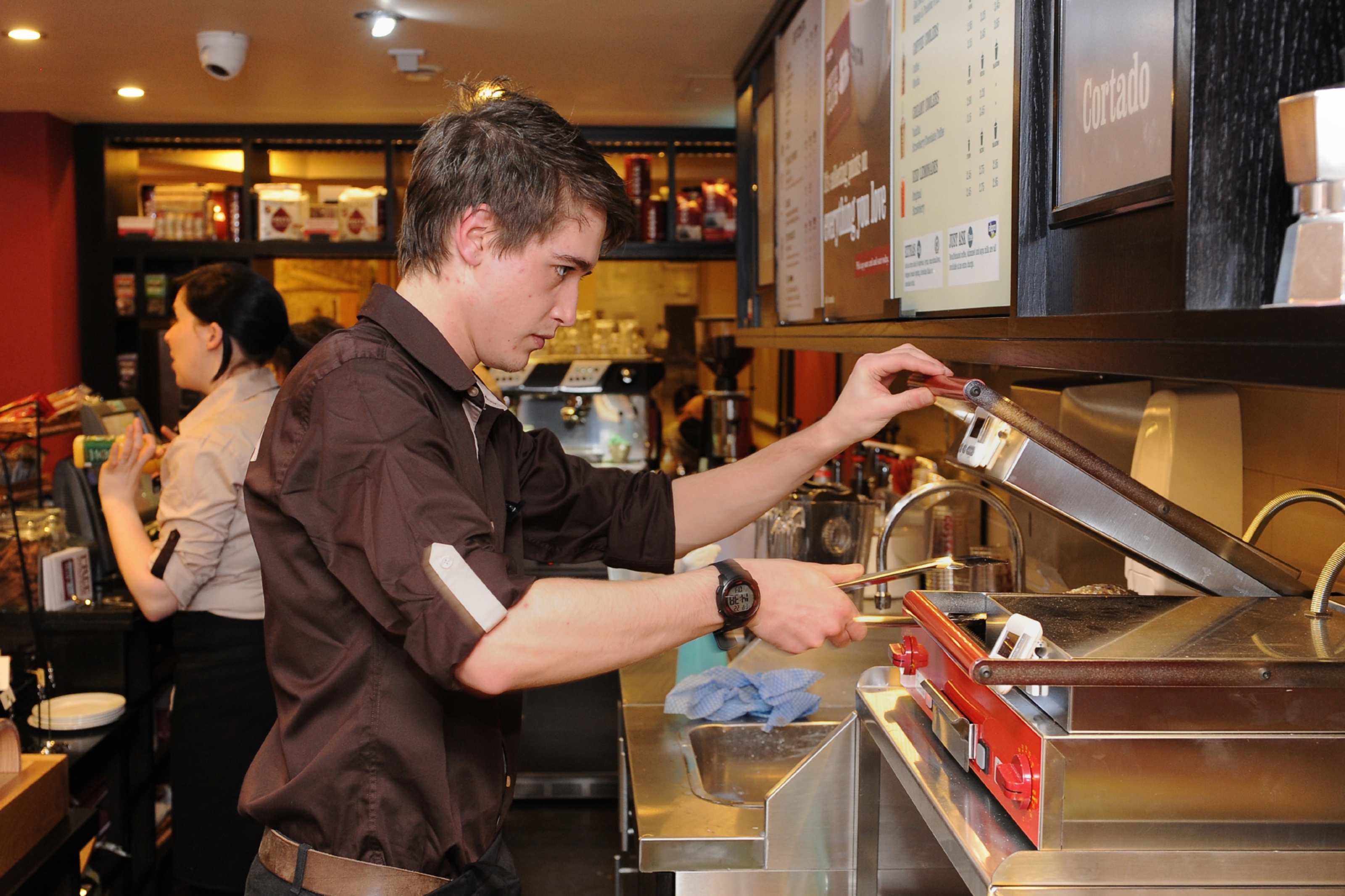 A Costa worker