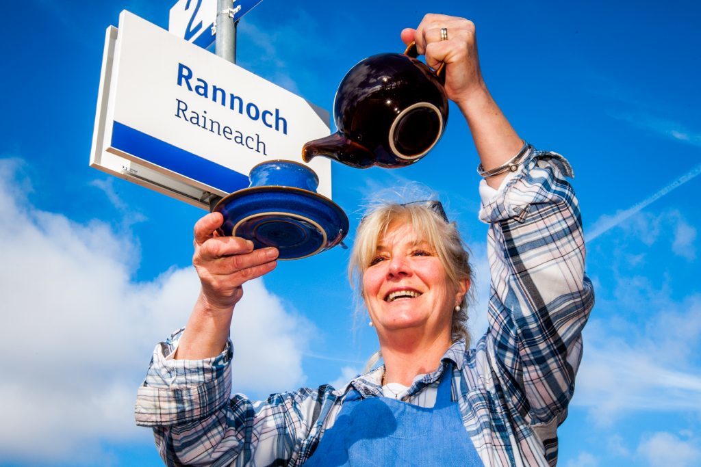 Rannoch Tearoom owner Jenny Anderson.