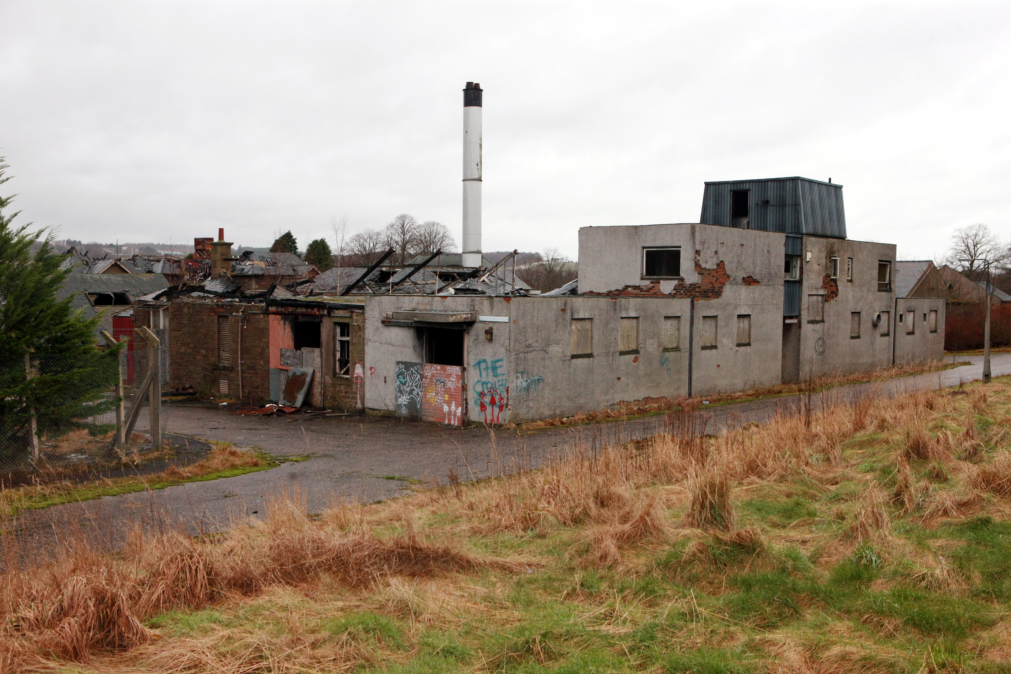 Fire crews have been called out to Strathmartine Hospital several times over the last few years.